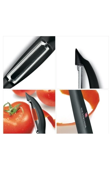 Victorinox  Domates Soyacağı Soyma Bıçağı Soyacak 7.6075 Siyah - 3