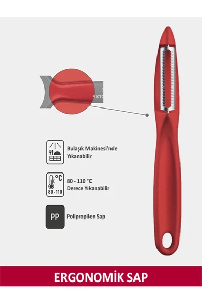 Victorinox  2'li Soyacak Seti (Patates-Meyve,Sebze) - 6