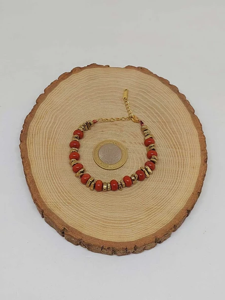 Jasper Taşı Tasarım Bileklik (55878) - Resim 5