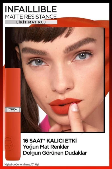 Loreal Paris Infaillible Matte Resistance Likit Mat Ruj - 105 Breakfast In Bed - 3