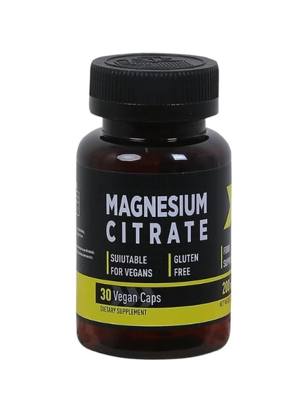 Zeus Nutrition Magnesium Citrate 200Mg 30 Kapsül