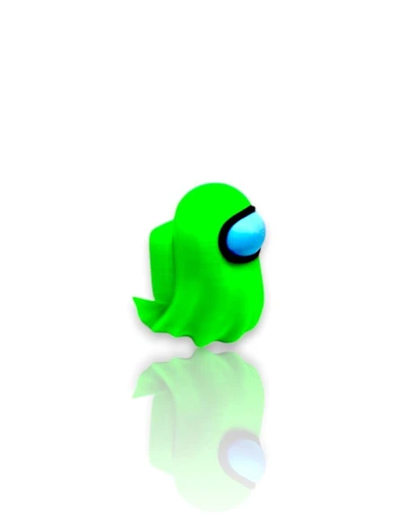 Among Us Ghost Oyuncak tek parça gövde, kaliteli baskı 6 cm - 10