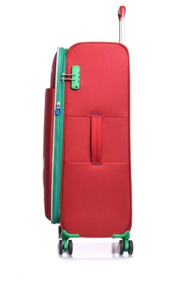 Benetton Trolley Valiz Kırmızı Orta Boy 14BNT2200-02-KR - 2