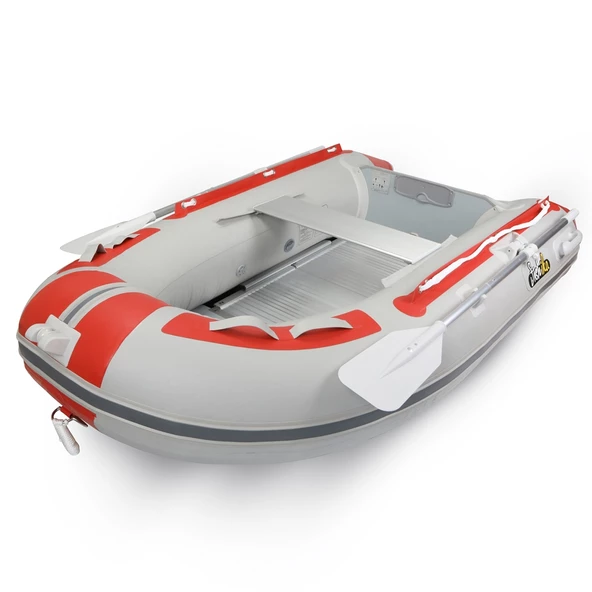 Fishika 240cm Kırmızı Alüminyum Taban Omurgalı Şişme Bot - Resim 2