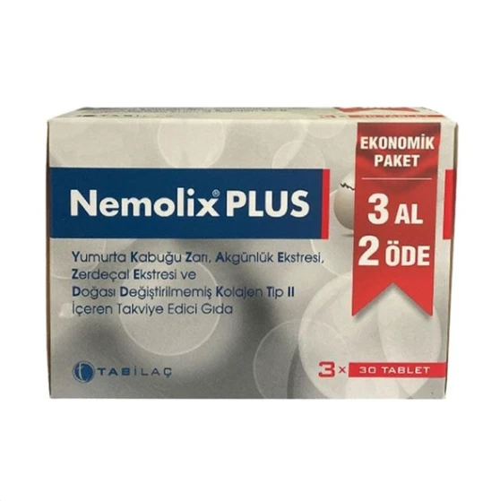 Nemolix Plus 30 Tablet - 3 Al 2 Öde