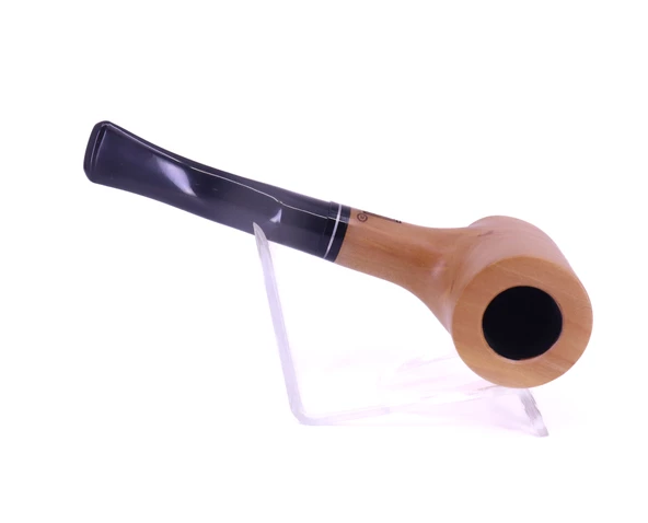 Pipsan Poker Siyah Bilezik 9mm Filtreli Çift Ağızlıklı Pipo - Naturel - 3