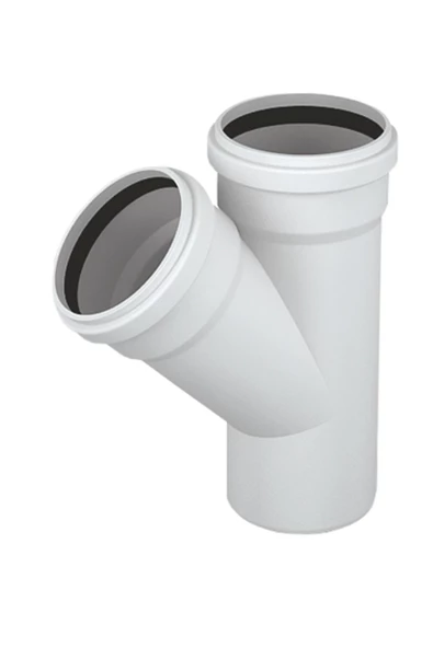 PVC Tek Çatal 110X50
