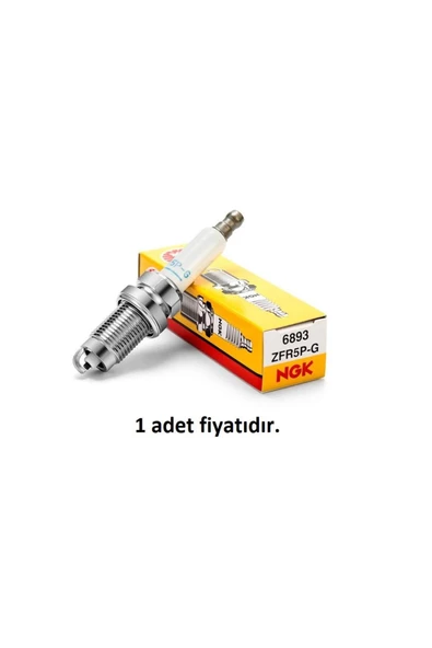 NGK ZFR5P-G ATEŞLEME BUJİSİ LUPO 1 CADDY 2 POLO 4 FABİA 1-2 ROOMSTER İBİZA 3 CORDOBA 6L1 1,2 1,4 6893 NG