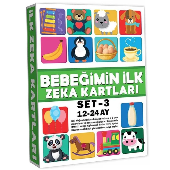 Bebeğimin İlk Zeka Kartları Set-3 (12-24 Ay)