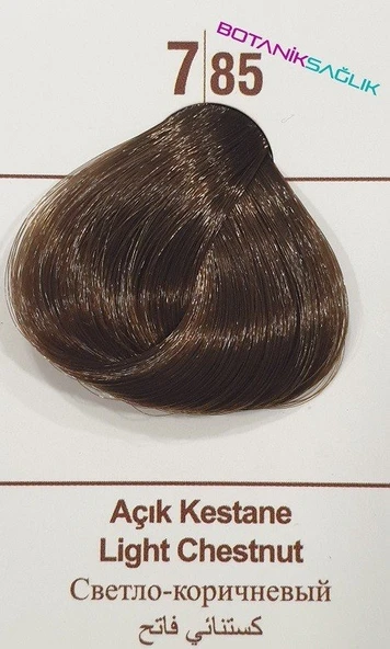 Colorx Saç Boyası Set - 7.85 Açık Kestane - 2