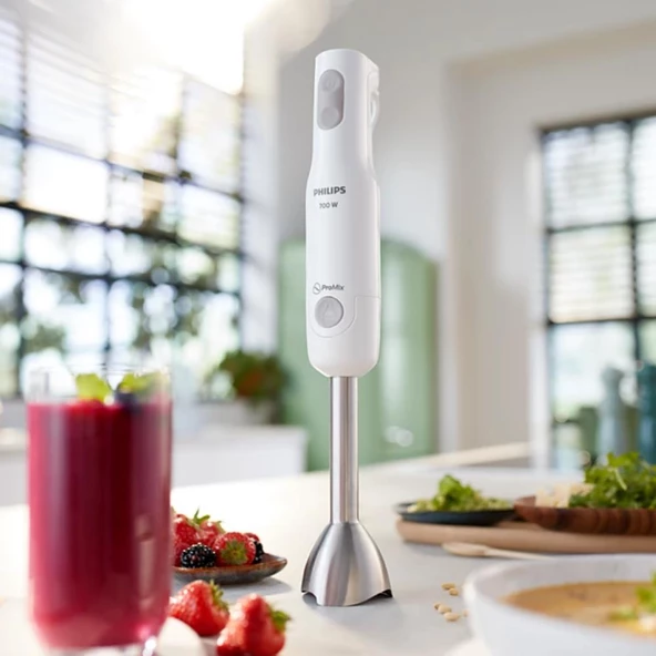 Philips Daily Collection ProMix Dayanıklı El Blenderi Beyaz Renk HR2546/00 - 2