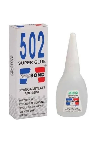 Evo Bond 502 Hızlı Yapıştırıcı 20gr