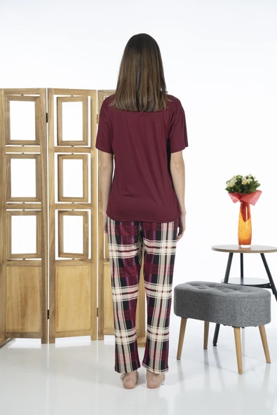 Estiva 24134 Kadın Kısa Kol Pijama Takım - 7