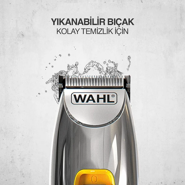 Wahl 9398 Extreme Grip Beard 12 Kılavuz Taraklı Şarjlı Sakal Kesme Makinesi 09893-0440 - 6