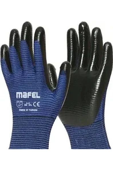 Mafel Zebra İş Eldiveni Mavi No 10