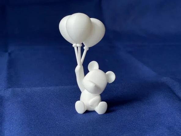 Balonlu Ayıcık Dekoratif Figür - 2