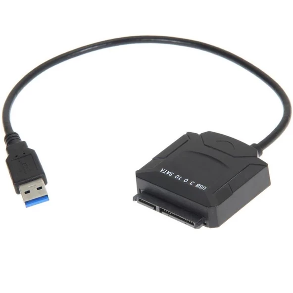 4356 Usb 3.0 To 2.5 3.5 İnç Sata Ssd Hdd Hard Disk çevirici Dönüştürücü Adaptör Kablosu - Resim 2