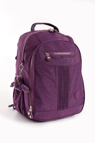 571 collections Ultra Hafif Orta Boy Sırt Çantası Çok Cepli Mor (Model: 571-3P) - Resim 4