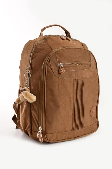 571 collections Ultra Hafif Orta Boy Sırt Çantası Çok Cepli Taba (Model: 571-3P) - Resim 4