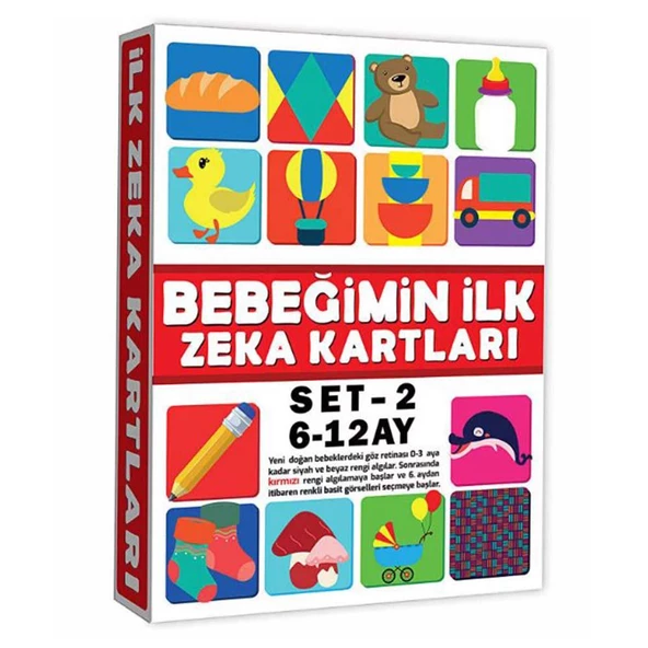 Bebeğimin İlk Zeka Kartları Set-2 (6-12 Ay)