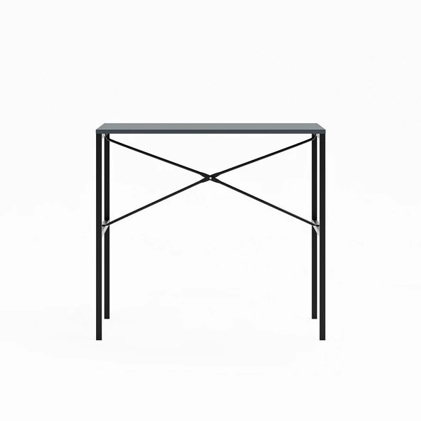 Eportatif Bar Masası Bistro Masa Mutfak Yemek Masası Gzl Füme 1569 - Resim 7