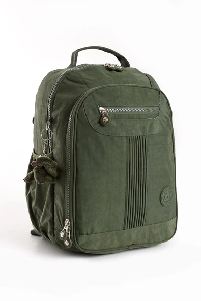 571 collections Ultra Hafif Orta Boy Sırt Çantası Çok Cepli Yeşil (Model: 571-3P) - Resim 4