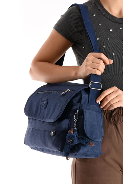 571 collections Çapraz Askılı Ultra Hafif Çok Cepli Bayan Omuz Çantası Laci (Model: 571-6N) - Resim 2