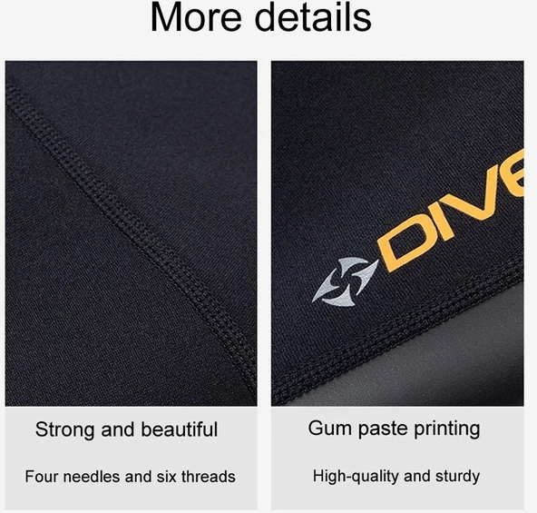 Cbtx Dıve & Saıl 2mm Bölünmüş Kolsuz Wetsuit Warm Sörf Ve Yüzme Şort 001 - 5