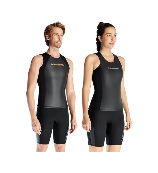 Cbtx Dıve & Saıl 2mm Bölünmüş Kolsuz Wetsuit Warm Sörf Ve Yüzme Şort 001 - 3