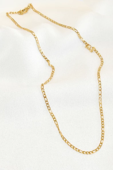 Gold Figaro Model Kadın Kolye 45 cm ürün görseli