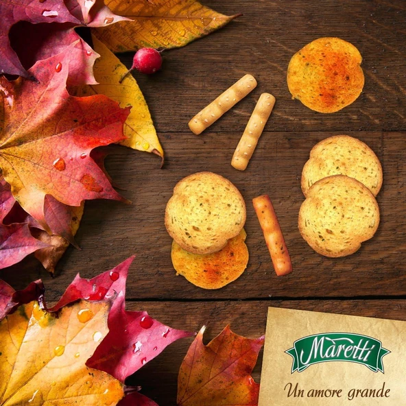 Maretti Bruschette Sour Cream & Onion - Ekşi Krema & Soğan Aromalı Ekmek Cips 70 g (2 ADET) - 2