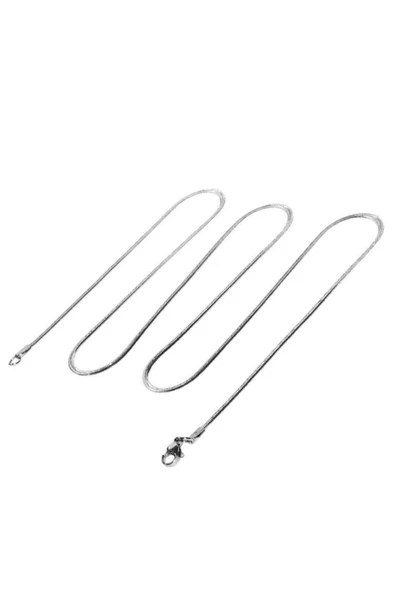 Erkek Çelik Kolye Zincir Yılan Snake İnce Model 2 mm 65 cm - 3