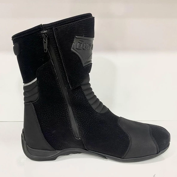 Forte Gt Duratech 29 Como Korumalı Uzun Motosiklet Botu 40 Numara Siyah - 7