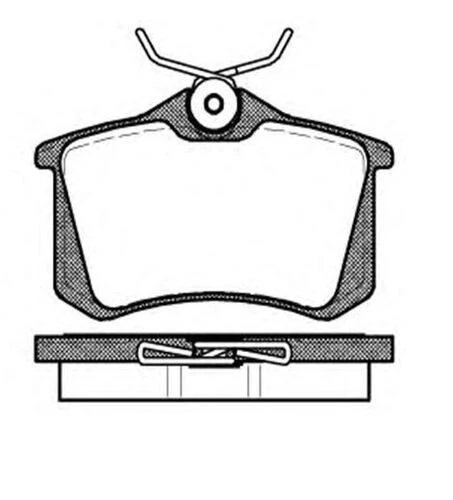 MGA 55400 Arka Fren Balatası Renault Megane 2 / Citroen C3-C4 / Peugeot P307 / VW Golf (1982-2016) - Bora - Passat (1997-2005) - 3