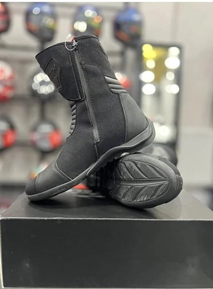 Forte Gt Duratech 29 Como Korumalı Uzun Motosiklet Botu 40 Numara Siyah - 2