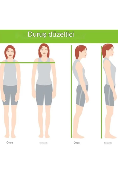BEYAZ Renk Bel Esnetme Egzersiz Aleti Bel destek cihazı Vücut Dik Duruş Sırt Bel Omurga Düzleştirici - 4