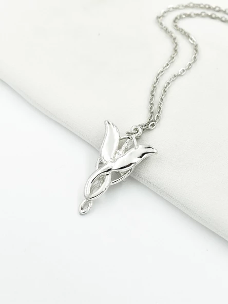 Gümüş Kaplama Akşam Yıldızı Evenstar- Arwen Kolye - M248 - 3