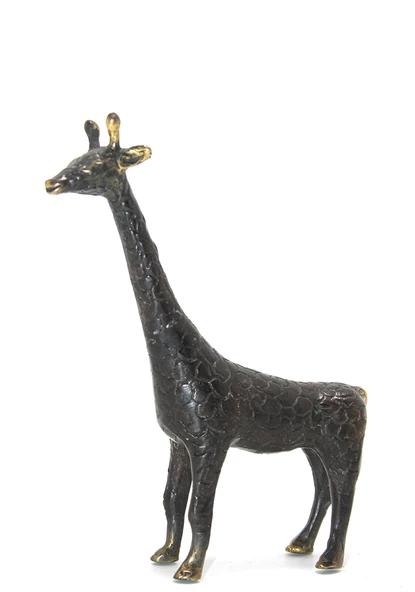Pirinç Zürafa Figür - 2