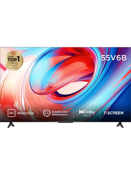 TCL 55V6B 4K Ultra HD 55" 140 Ekran Uydu Alıcılı Google Smart LED TV