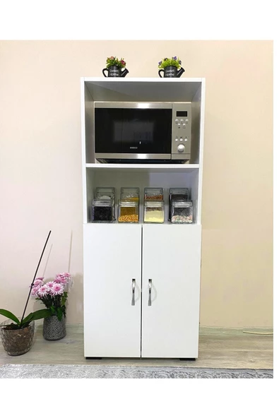IRMAK MOBİLYA 2 Kapak 2 Raflı Dolap Çok Amaçlı Dolap - 5