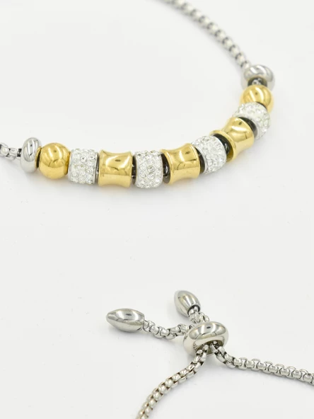 Pandora Model Zirkon Taşlı Kadın Charm Çelik Bileklik - 2