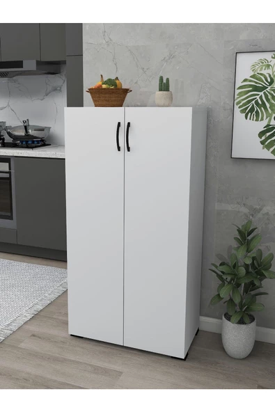 IRMAK DÜNYASI Irmak 2 Kapılı Çok Amaçlı Dolap Ayakkabılık Dolap 2 Kapaklı 4 Gözlü Ayakkabılık - 3