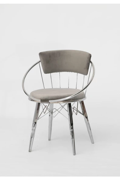 By Orhan Güzel Mutfak Masası Takımı, Salon Masa Takımı,6 Kişilik Mutfak Masısı Takımı Gümüş Benchli Masa Takımı - Resim 6