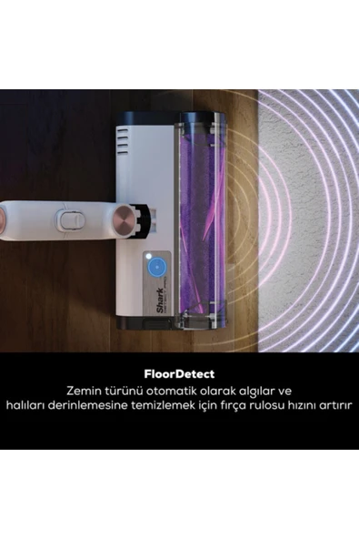 Detect Pro Auto-Empty System Kablosuz Dik Süpürge Beyaz - 5