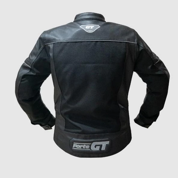 Forte Gt 2001071 Street Deri Full Koruma Mevsimlik Motosiklet Montu M Beden Siyah - 2