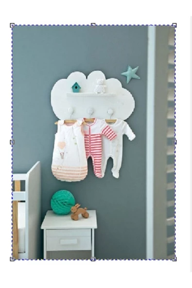 Edi Lake Montessori Askılıklı Bulut Raf