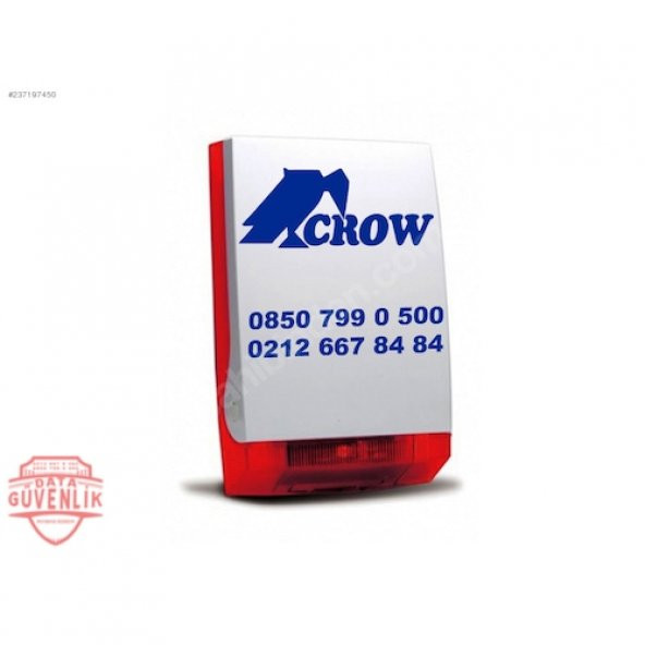 Crow Alarm - BS-NEPTUNE HARİCİ DIŞ ALAN SİRENİ (RED)