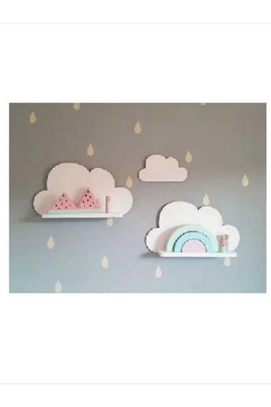 Kümülüs Lake Bulut Duvar Rafı ürün görseli 1