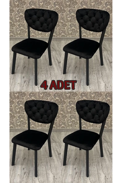 By Orhan Güzel Elma Sandalye 4 Lü Mutfak Sandalyesi Elma Sandalye Gold