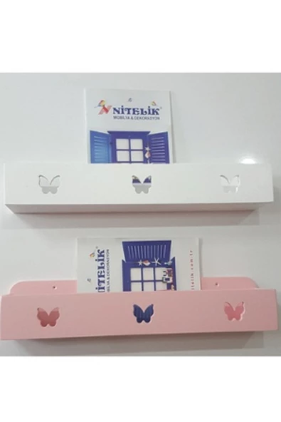 Çiftli Kelebekli Lana Lake Montessori Raf